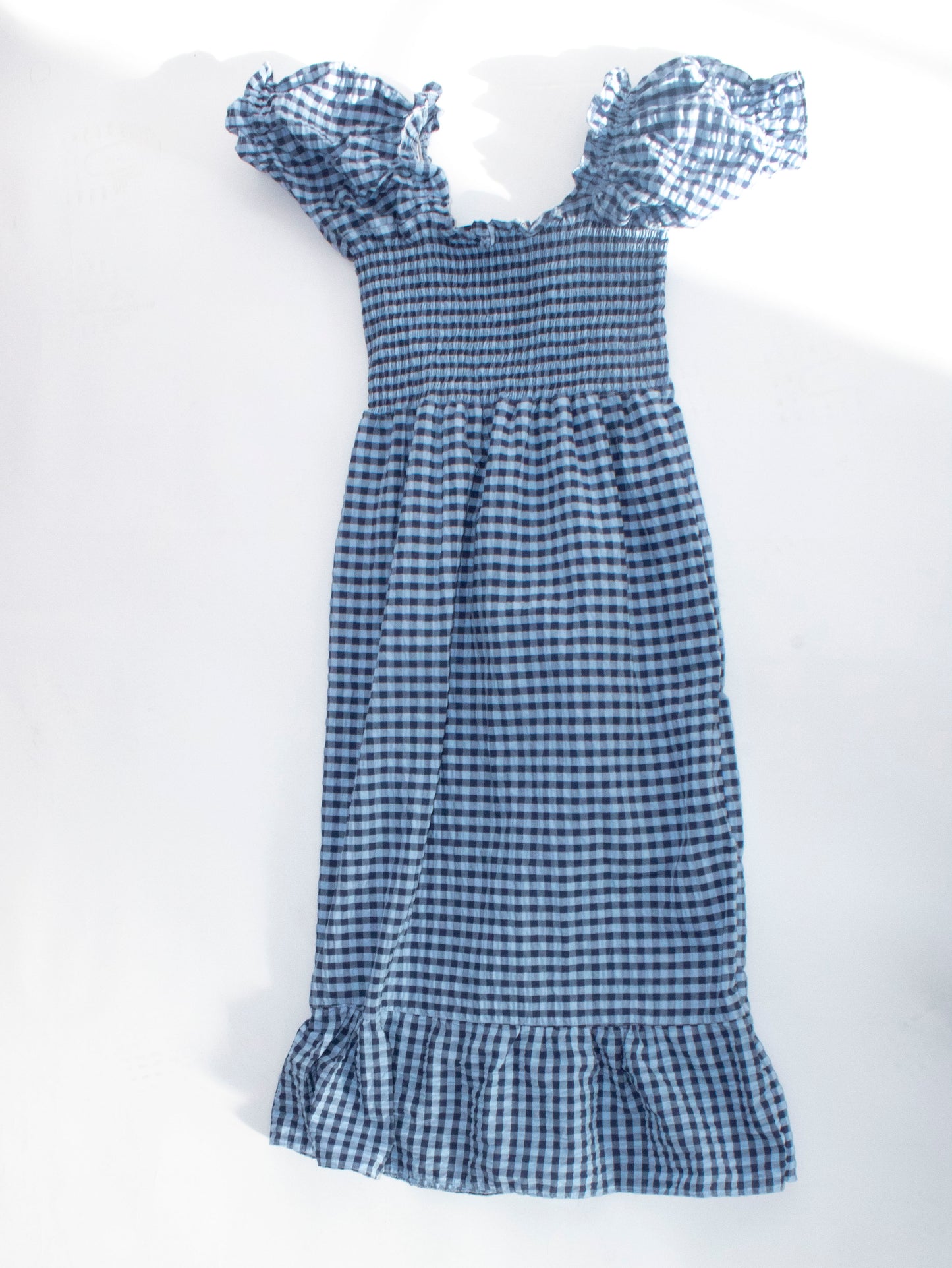 Augustine Gingham Smocked Dress