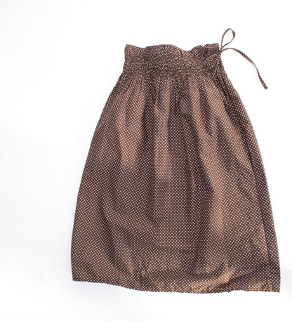 Rosaline Brown Polka Dot Skirt and Dress