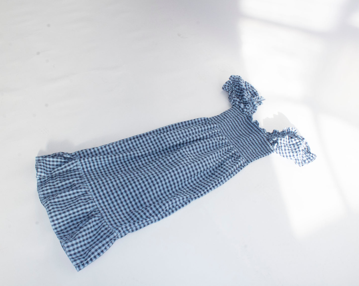 Augustine Gingham Smocked Dress