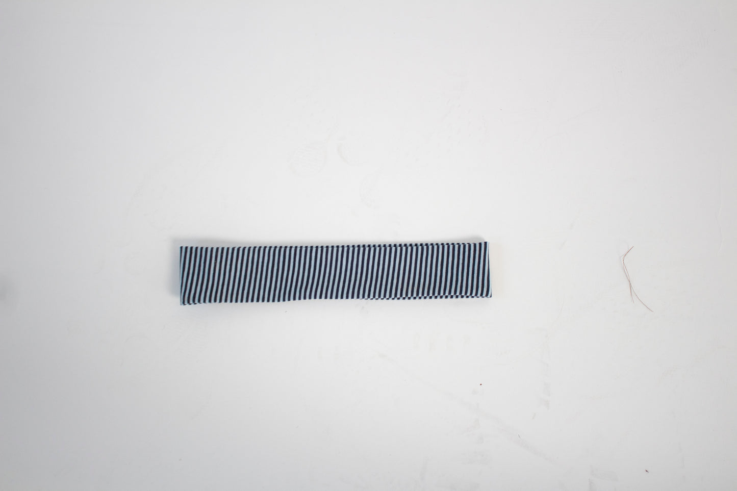 Stripe Jersey Blue Stretch Headband