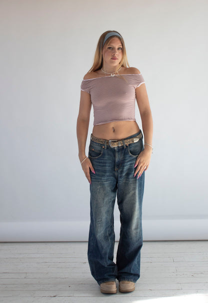 Tiffany Pink Stripe Top
